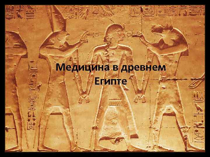 Медицина в древнем Египте 