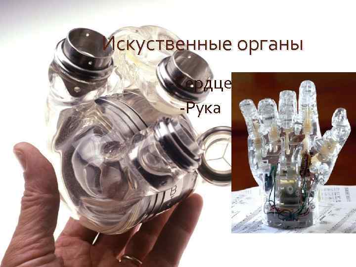Искуственные органы -Сердце -Рука 