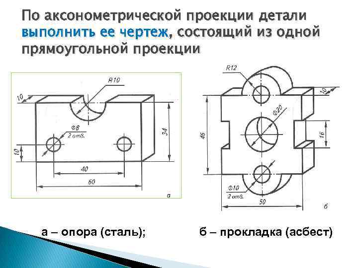 Из чего состоит чертеж