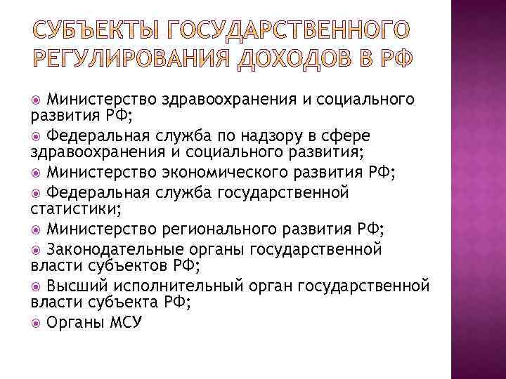 Министерство здравоохранения и социального развития РФ; Федеральная служба по надзору в сфере здравоохранения и
