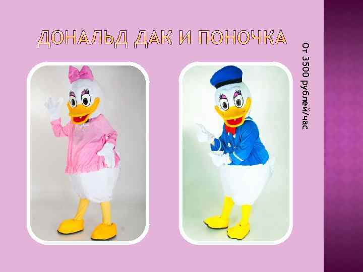 От 3500 рублей/час 