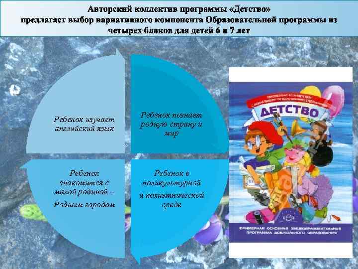 Программа детство. Принципы программы детство. Блоки программы детство. Компоненты программы детство. Авторский коллектив программы детство.