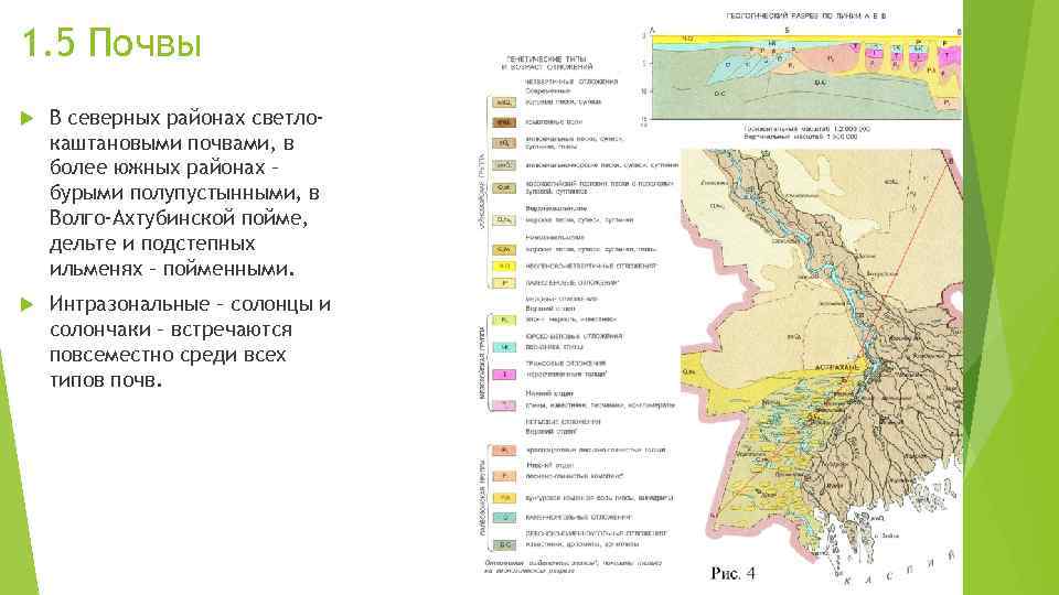 Геоморфологическая карта поволжья