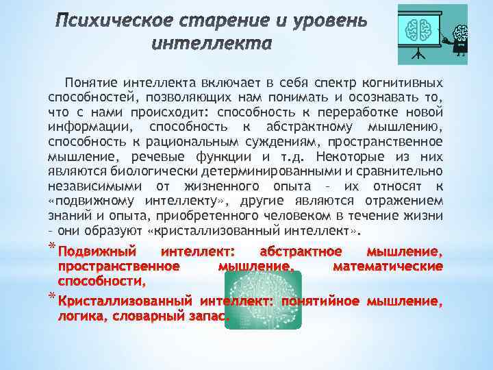Понятие интеллекта включает в себя спектр когнитивных способностей, позволяющих нам понимать и осознавать то,