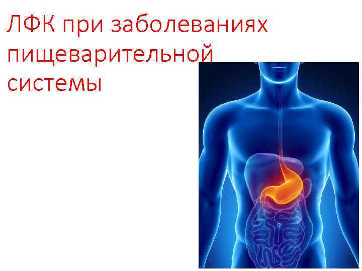 ЛФК при заболеваниях пищеварительной системы 1 