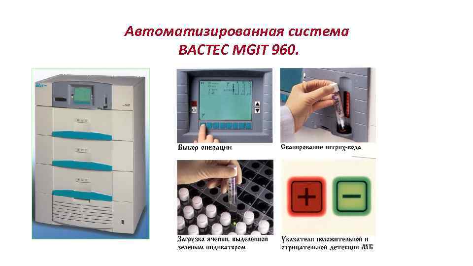 Автоматизированная система BACTEC MGIT 960. 
