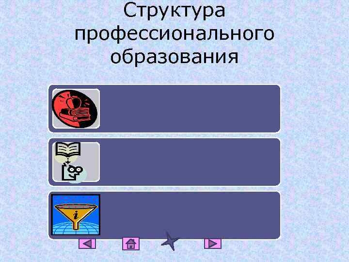 Структура профессионального образования 