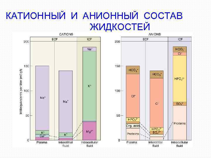 КАТИОННЫЙ И АНИОННЫЙ СОСТАВ ЖИДКОСТЕЙ 