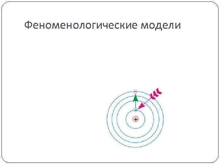 Феноменологические модели 
