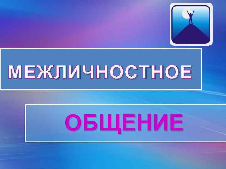 МЕЖЛИЧНОСТНОЕ ОБЩЕНИЕ Pro. Power. Point. Ru 