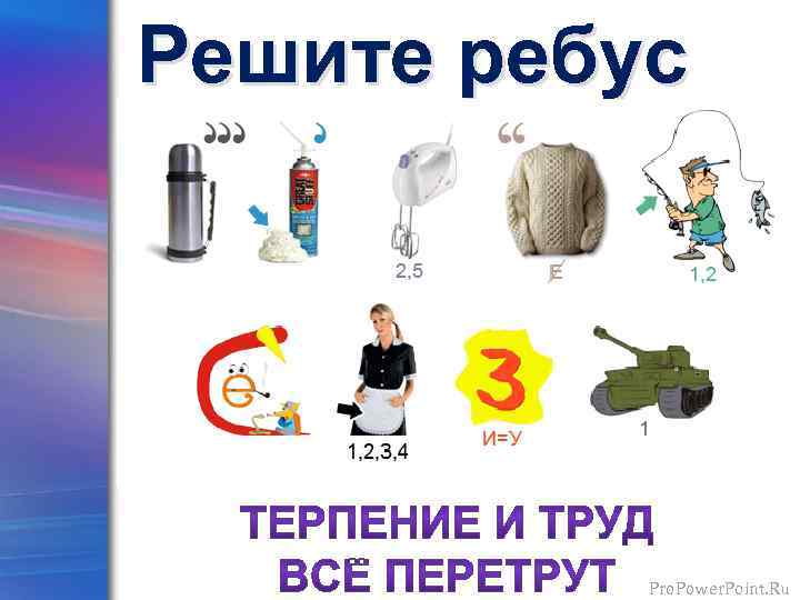 Решите ребус Pro. Power. Point. Ru 
