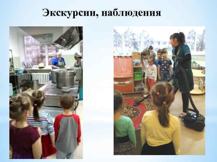 Экскурсии, наблюдения 