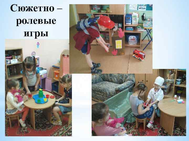 Сюжетно – ролевые игры 