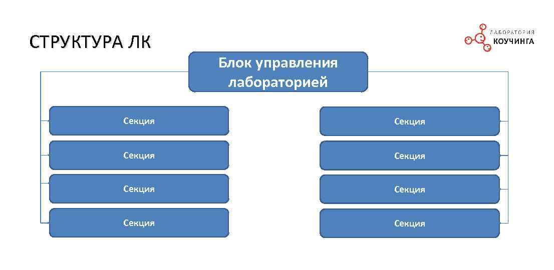 СТРУКТУРА ЛК Блок управления лабораторией Секция Секция 