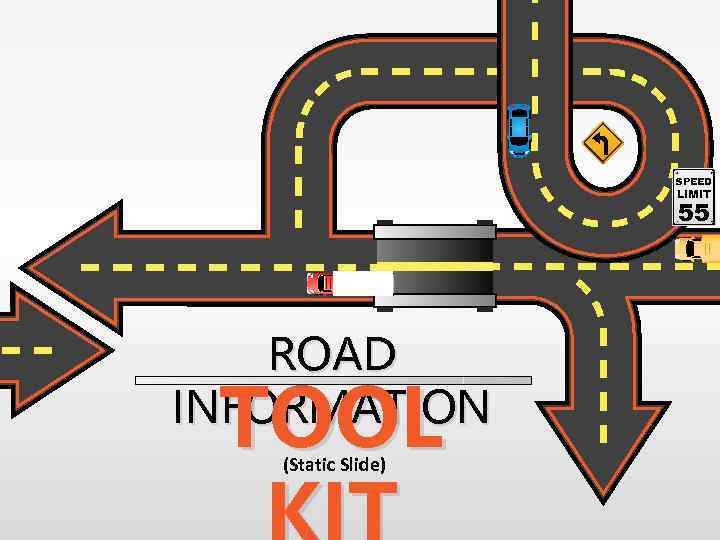 SPEED LIMIT 55 ROAD INFORMATION TOOL (Static Slide) 