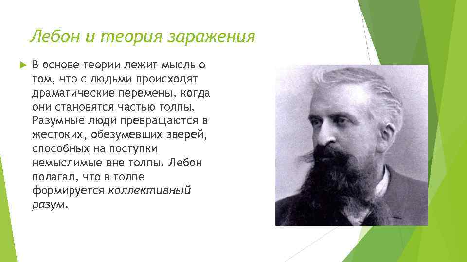 Теория толпы лебона презентация