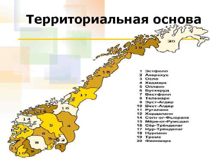 Территориальная основа 