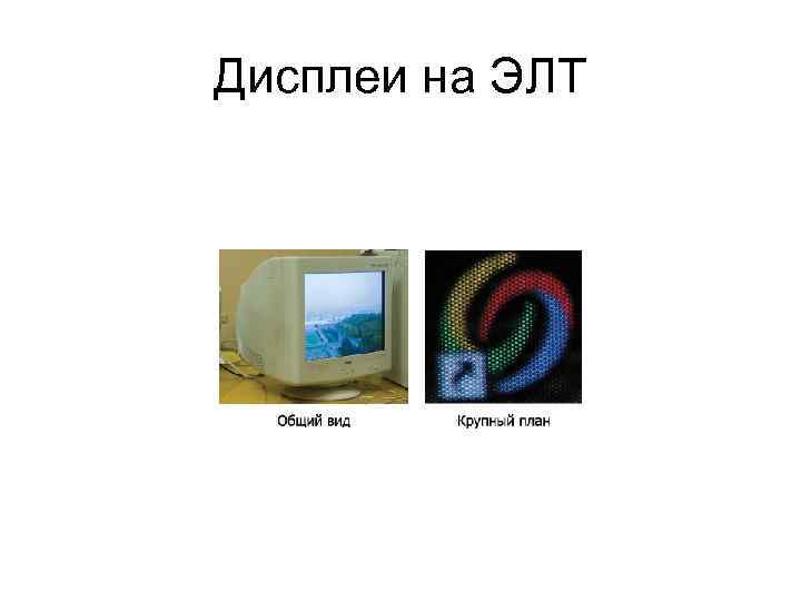 Дисплеи на ЭЛТ 