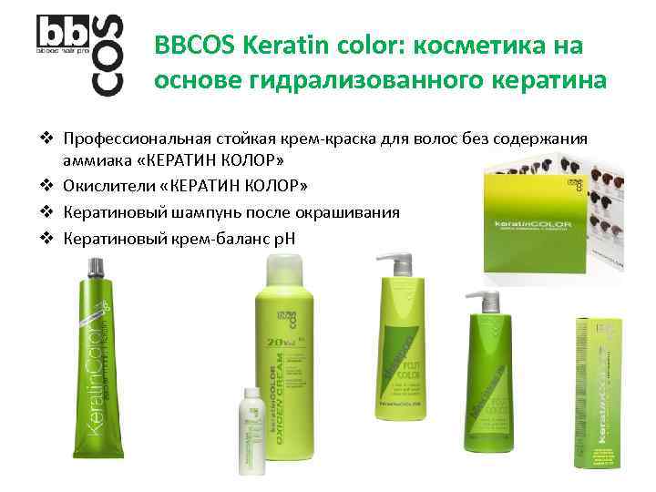 Bbcos краска для волос состав