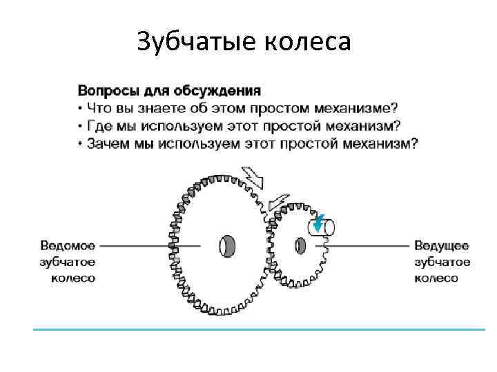 Зубчатые шестерни таблица