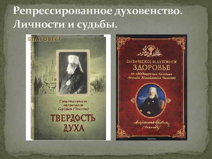 Репрессированное духовенство. Личности и судьбы. 