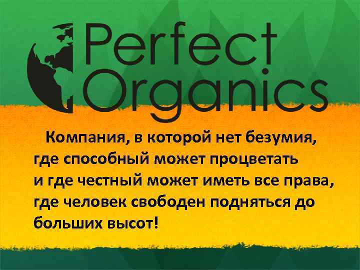 Компания, в которой нет безумия, где способный может процветать и где честный может иметь