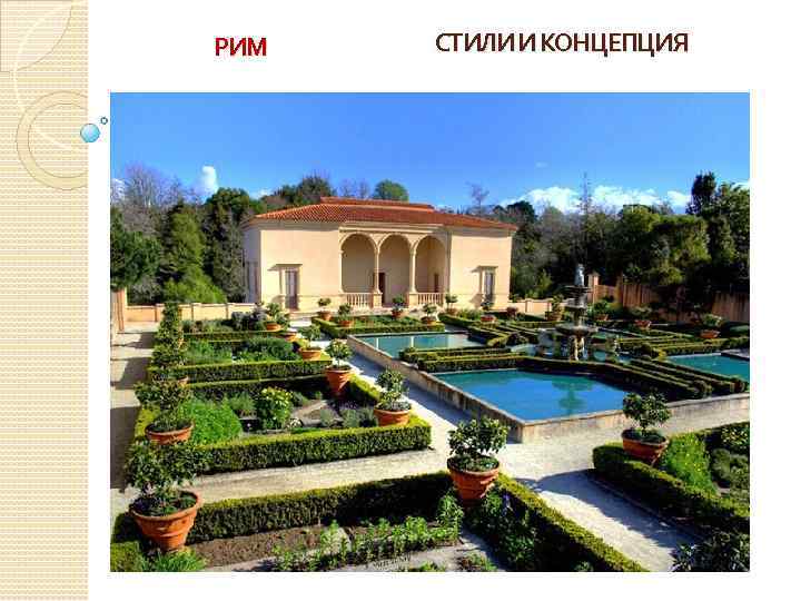 РИМ СТИЛИ И КОНЦЕПЦИЯ 