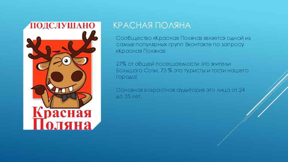 КРАСНАЯ ПОЛЯНА Сообщество «Красная Поляна» является одной из самых популярных групп Вконтакте по запросу