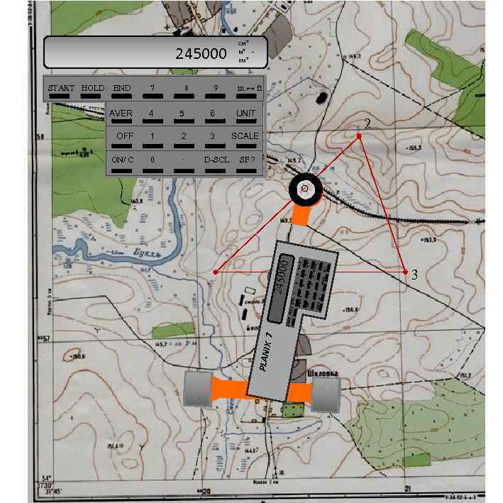 245000 END 7 AVER 4 5 6 UNIT OFF 1 2 3 SCALE ON/