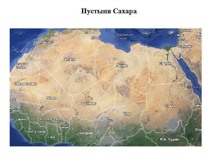 Пустыня Сахара 