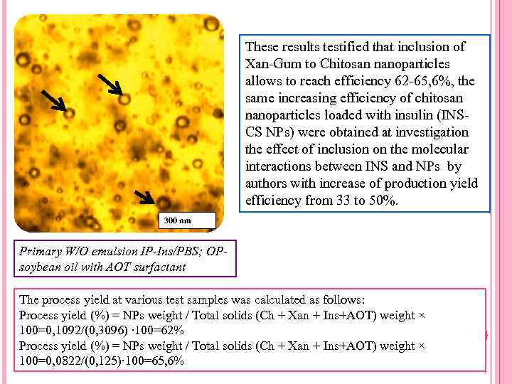 These results testified that inclusion of Xan-Gum to Chitosan nanoparticles allows to reach efficiency