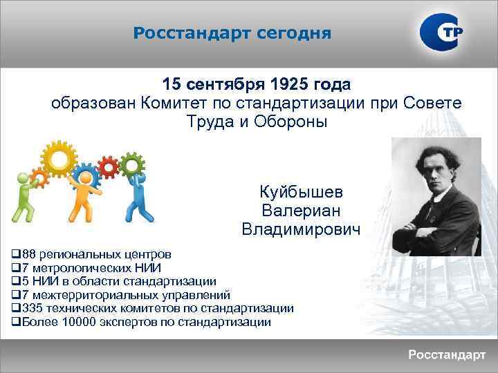 Росстандарт сегодня 15 сентября 1925 года образован Комитет по стандартизации при Совете Труда и