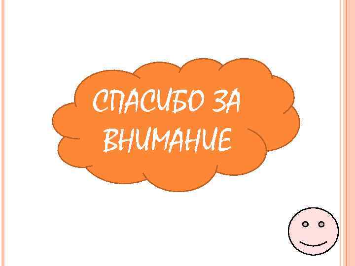 СПАСИБО ЗА ВНИМАНИЕ 