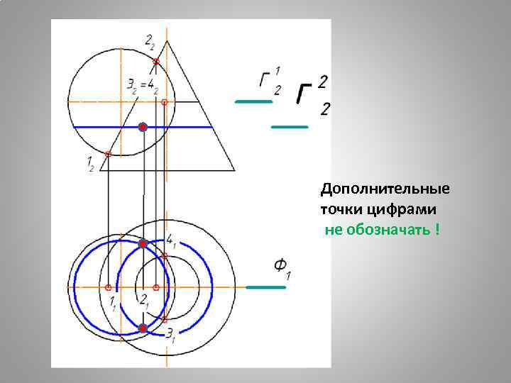 Дополнительные точки цифрами не обозначать ! 