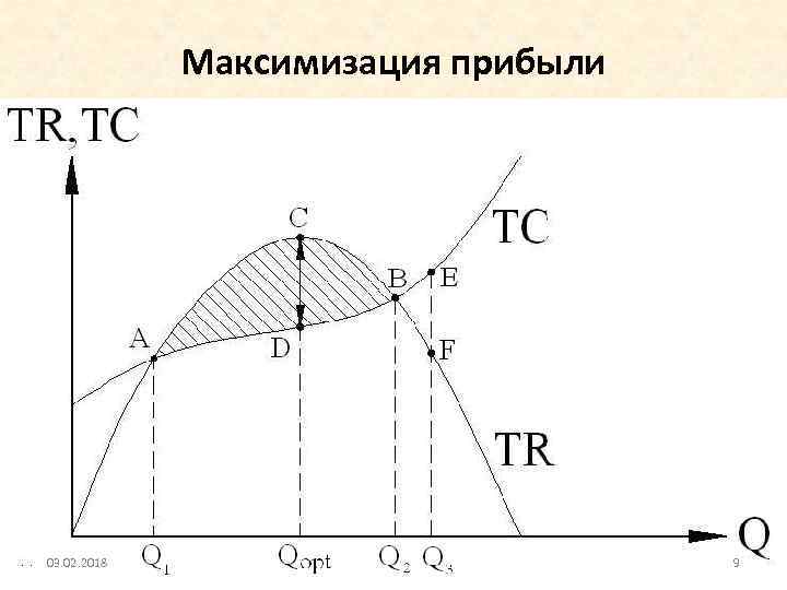 Максимизация прибыли 03. 02. 2018 9 
