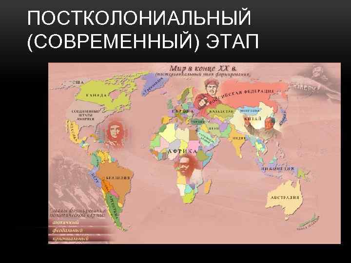 ПОСТКОЛОНИАЛЬНЫЙ (СОВРЕМЕННЫЙ) ЭТАП 