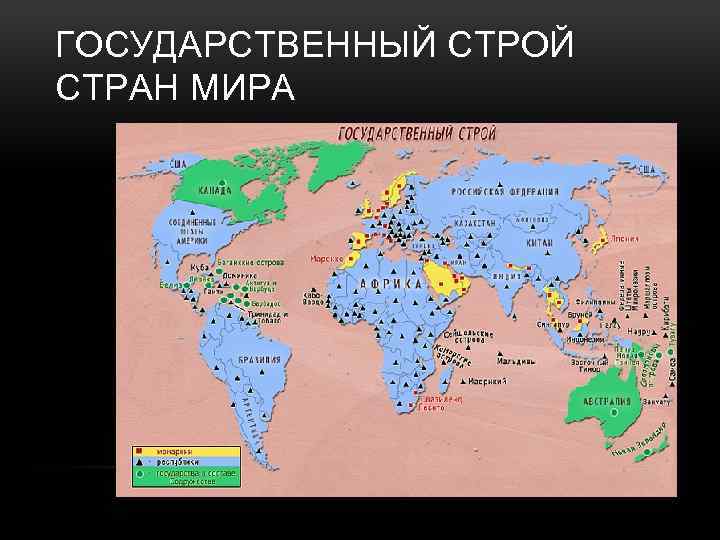 ГОСУДАРСТВЕННЫЙ СТРОЙ СТРАН МИРА 