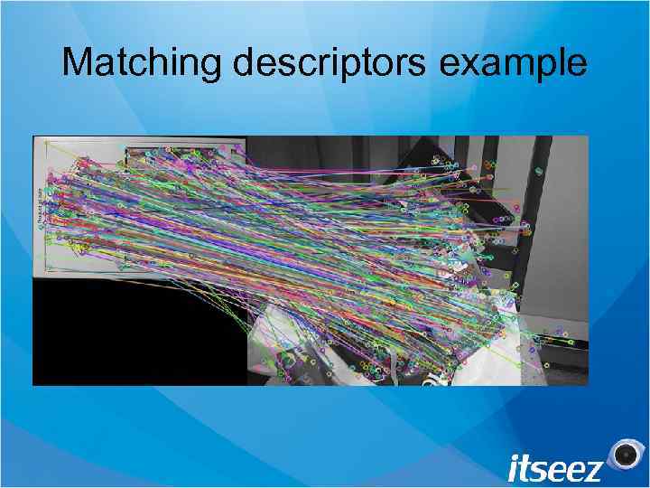 Matching descriptors example 