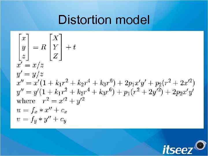 Distortion model 