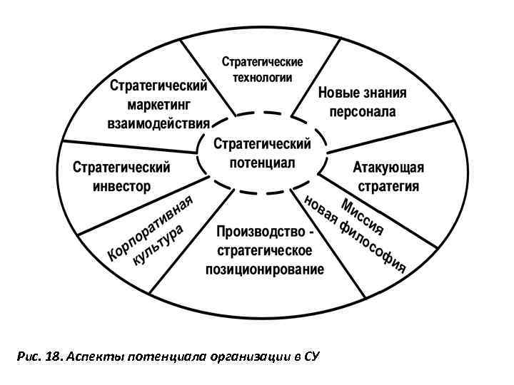 Рис. 18. Аспекты потенциала организации в СУ 