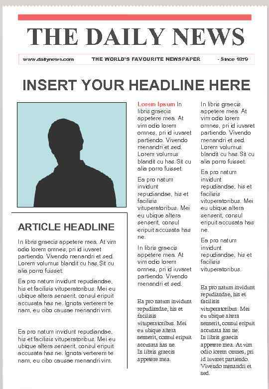 THE DAILY NEWS www. dailynews. com THE WORLD’S FAVOURITE NEWSPAPER - Since 1879 INSERT