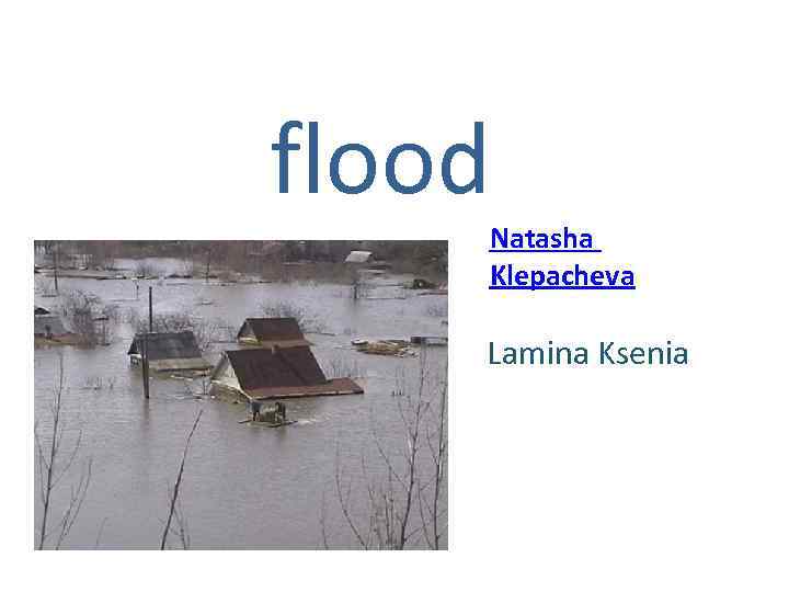 flood Natasha Klepacheva Lamina Ksenia 