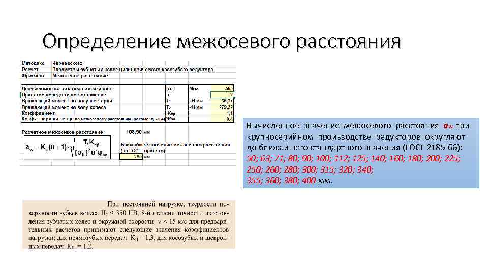 Предварительно значение. Стандартный ряд межосевых расстояний зубчатых передач. ГОСТ 2185-66. Редуктора по ГОСТ 2185-66. ГОСТ 2185-66 модуль зацепления.