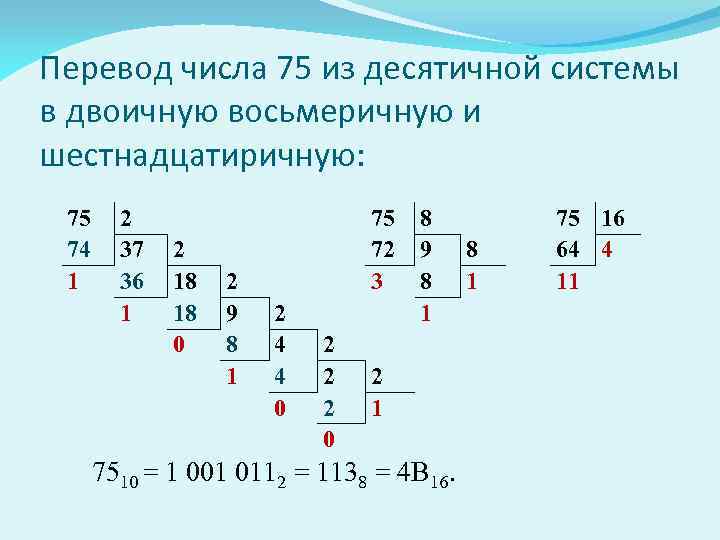 1100110 в десятичную систему счисления