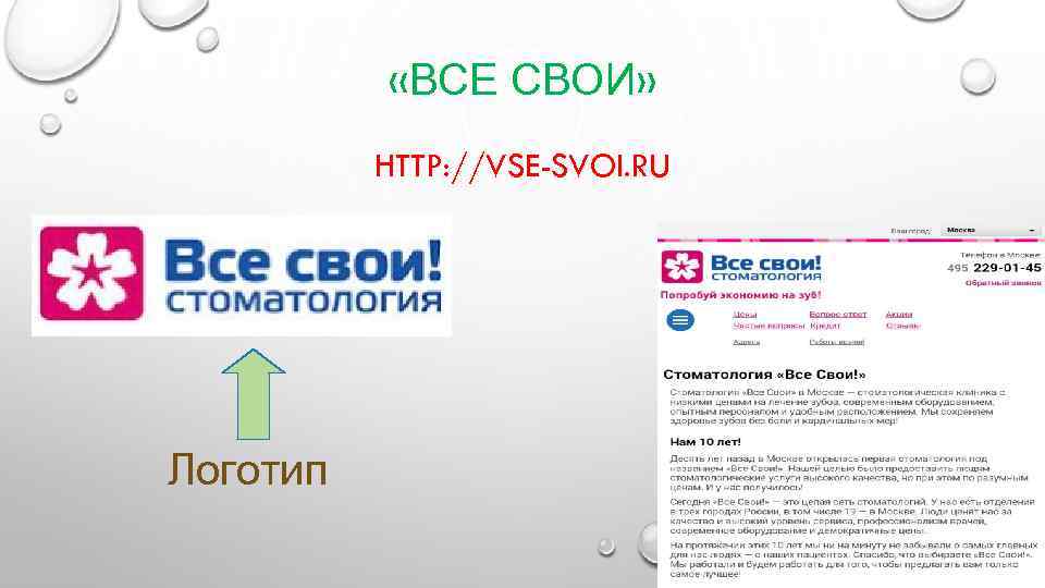  «ВСЕ СВОИ» HTTP: //VSE-SVOI. RU Логотип 