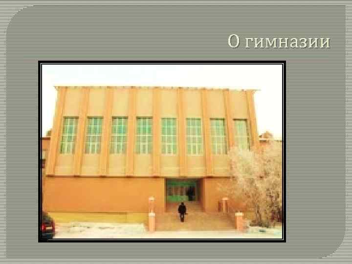 О гимназии 