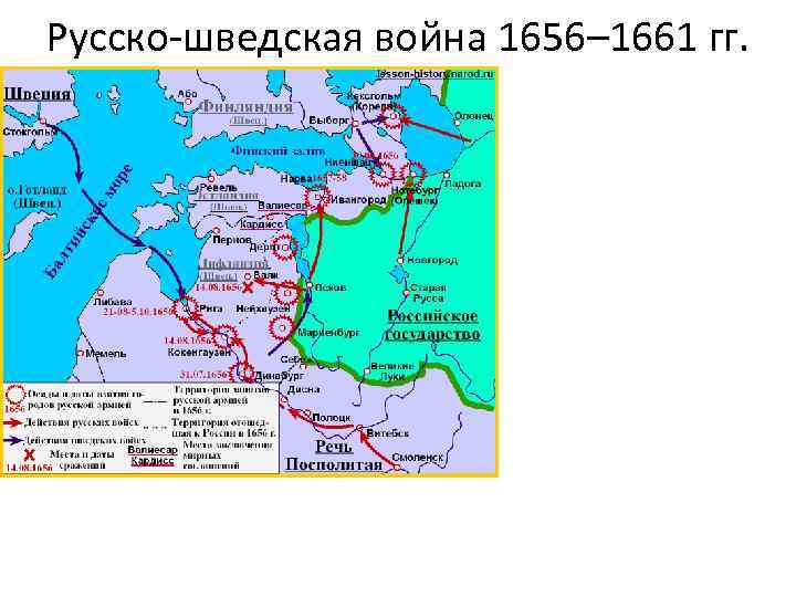 Русско-шведская война 1656– 1661 гг. 