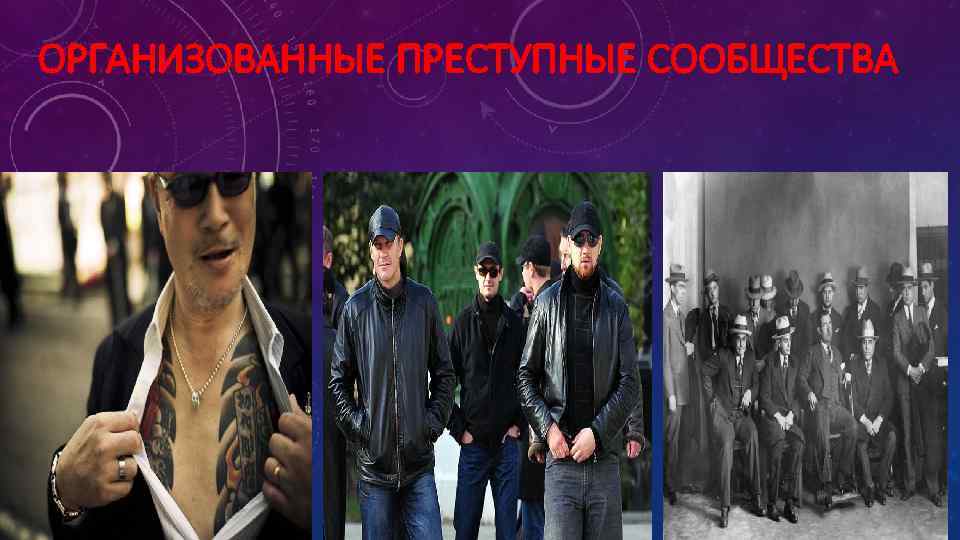 ОРГАНИЗОВАННЫЕ ПРЕСТУПНЫЕ СООБЩЕСТВА 