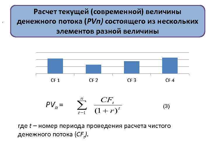 Средняя величина денежных средств