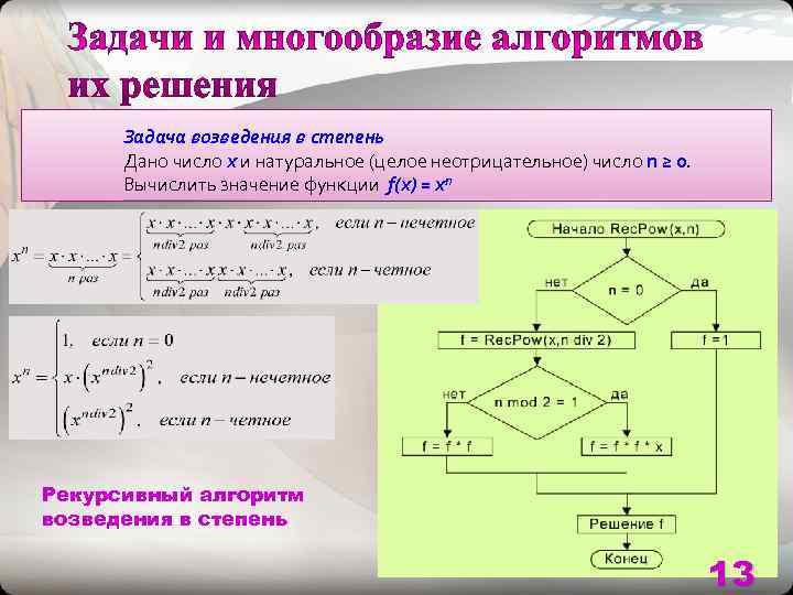 Алгоритм обработки